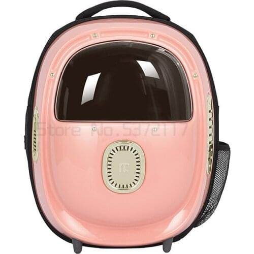 New outdoor air system half window pet backpack cat double shoulder portable outdoor cat bag