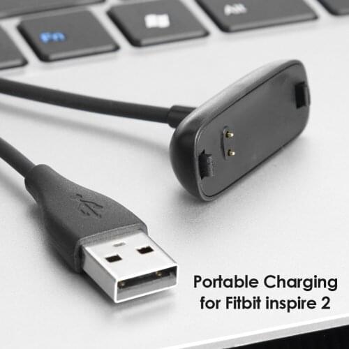 Smart Watch Wireless Charging Cable USB Charging Cable for Fitbit Inspire 2 Fast Power Cord Bracelet Charger Wire
