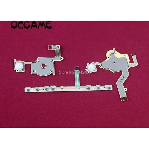 OCGAME 10sets/lot high quality Replacement Direction Cross Button Left Key Volume Right Keypad Flex Cable for PSP 2000 PSP2000