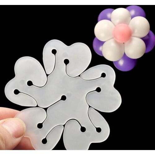 20pcs/lot Plastic Balloon Clips Foam Glue Dot Decoration Balloon Wedding Birthday Party Decor Balloon Clips Stickers Accessories