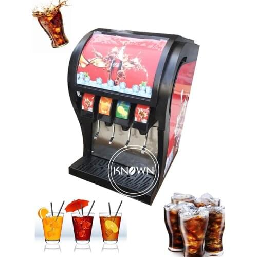 Coffee shop four heads restaurant carbonated beverage filling machine/vending machine