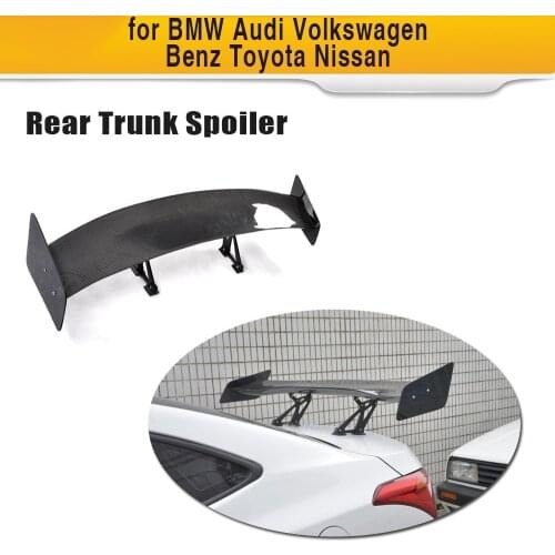 For Audi A3 A4 A5 A6 A7 VW Carbon Fiber Car Styling Rear Trunk Lip Boot Lip Wing Spoiler Coupe Sedan Universal Spoiler