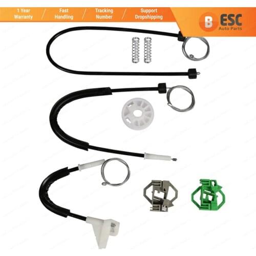 ESC Auto Parts EWR483 Electrical Power Window Regulator Repair Kit Front Left Door 6 K4837401 for Seat Cordoba Ibiza Inca MK1