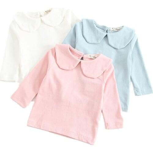 Toddler Infant Newborn Kids Baby Girls top tees Princess girls Outfit Clothes cotton Long Sleeve top Blouse Casual Clothes