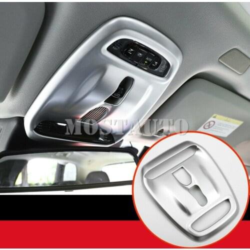 For Volvo S90 V90 2017-2019 ABS Matt Front Reading Light Lamp Cover Trim 1pcs Car Accessories Interior Car Decor Car Trim