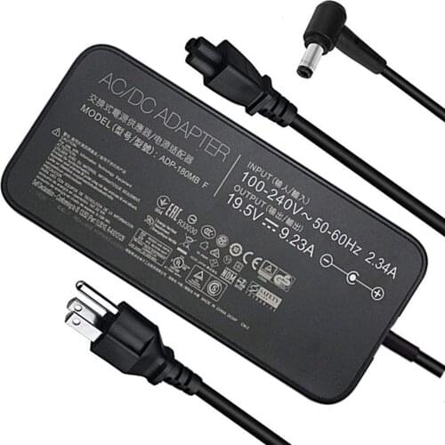 Huiyuan Fit for Asus ADP-180MB F FA180PM111Charger G55VW G70G G70S G750JW-DB71 Laptop Power Supply Adapter Cord 19.5V 9.23A 180W