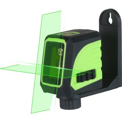 KKmoon 2D Laser Level 2 Lines Green Light Self-Leveling Laser Level Cross Green Lines Laser Leveling Device with Magnetic Mount