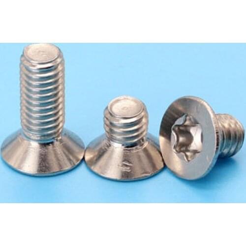 M6 Torx Screws Flat head Screw Stainless Steel T & TX Countersunk Bolts