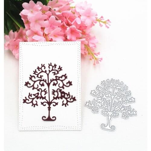 1Pcs Tree Metal Cutting Dies For DIY Scrapbooking Photo Album Embossing Paper Cards Decorative Crafts