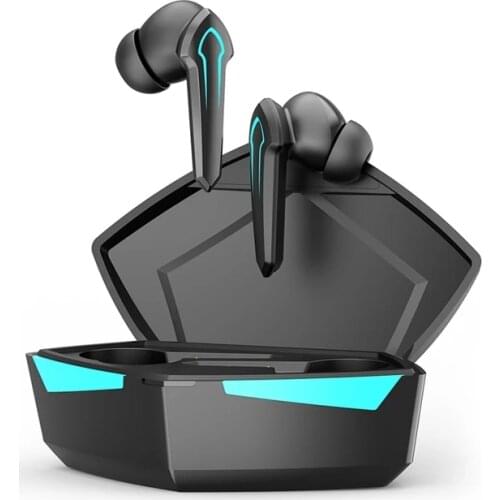 TWS Wireless Gaming Headset Earphone Bluetooth 5.1 65ms Low Latency With Bass Sports Headphones Gamer Earbuds With Microphone