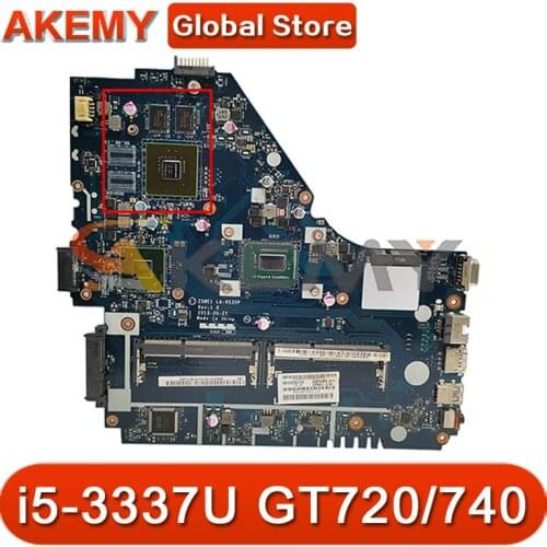 NBMEP11003 NB.MEP11.003 For ACER E1-530 E1-570 E1-570G Laptop Motherboard Z5WE1 LA-9535P With i5-3337U CPU GT720/740 GPU 100% OK