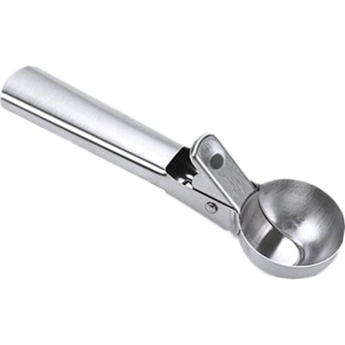 Portable Ice Cream Scoops Stacks Stainless Steel Digger Fruit Non-Stick Spoon Kitchen Tools for Home Cake Ice Cream Tools