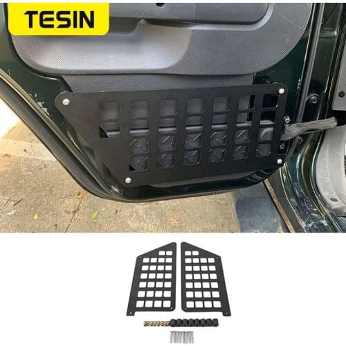 TESIN Rear Racks for Jeep Wangler JK 4 Door Car Rear Door Storage Rack Shelf for Jeep Wangler 2007 2008 2009 2010 Accessories