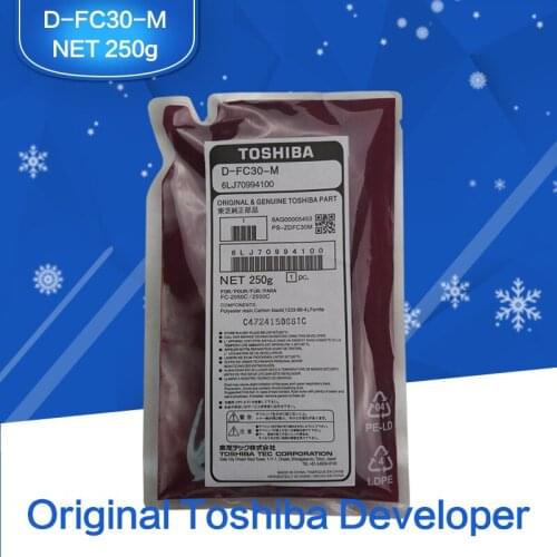 Top Quality TOSHIBA Original Copier Machine parts Magenta Developer D-FC30-M 6LJ70994100 For Model 2051C/2551C/2050C/2550C
