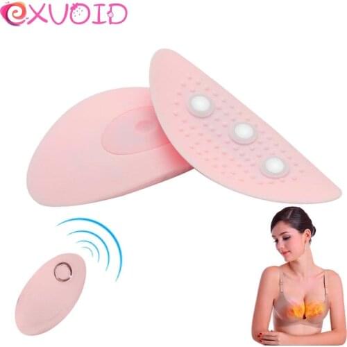 EXVOID Breast Massage Vibrator Breast Enlargement Increase Tightness Remote Control Vibrators Sex Toys for Couples Flirting