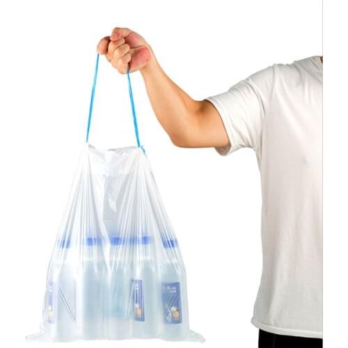 1 Roll Household Garbage Bag Monochrome Thick Plastic Garbage Bag To Withstand Greater Pressure Household Garbage Bag Storage