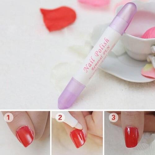 1 Pc Portable Polish Pe Nail Art Corrector Remover Refers To The Edge Pen SANA889