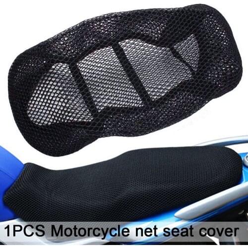 1pc Universal Motorcycle Protecting Cushion Net 3D S M L XL XXL Mesh Saddle Seat Covers for Electric Bike Scooter Insulation