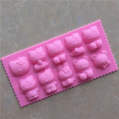 10 Silicone Cake Mold Lace Chocolate Mold DIY Baking Tool XG209