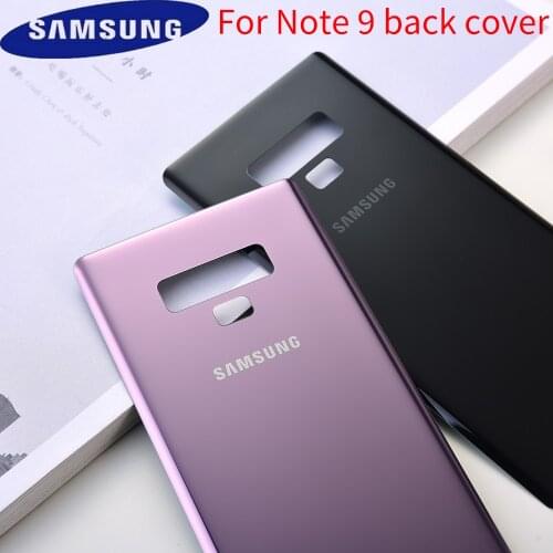 100% Original Samsung Galaxy Note 9 Back Battery Cover 3D Glass Housing Cover for galaxy Note9 Case Door Rear Shell Replacement