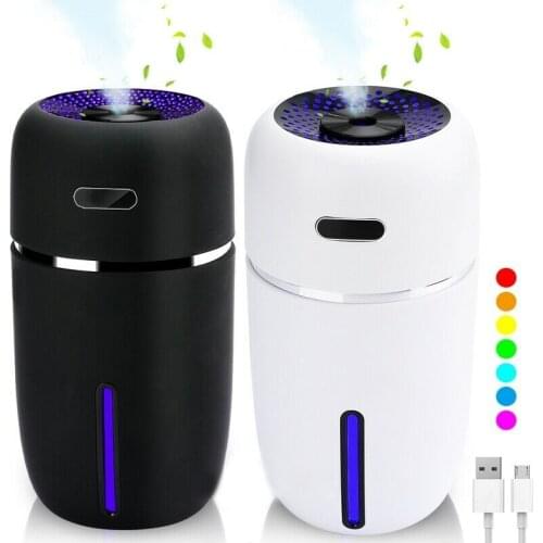 200ML Ultrasonic Mini Air Humidifier For Home Car USB Mist Maker Fogger With LED Night Lamp New Humidificador
