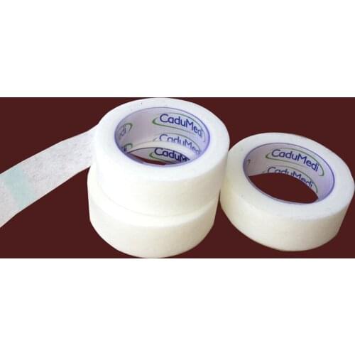 24pcs 1.25cm*5y medical adhesive paper tape skin color medical tape medical tape paper non-woven micropore surgical tape
