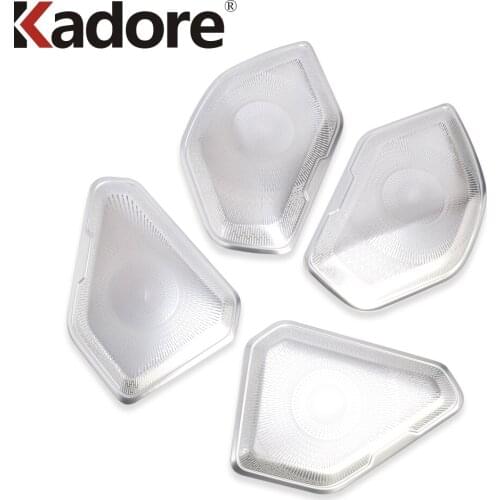 For Toyota RAV4 RAV 4 2019 2020 2021 Stainless Steel Inner Door Speaker Cover Trim Stereo Audio Frame Car Accessories 4pcs