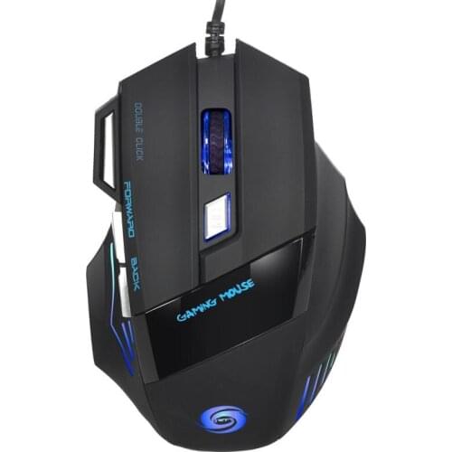 5500 DPI 7D LED Optical USB Wired Gaming PRO Mouse Mice For PC Laptop Computer Free shipping 18Mar1
