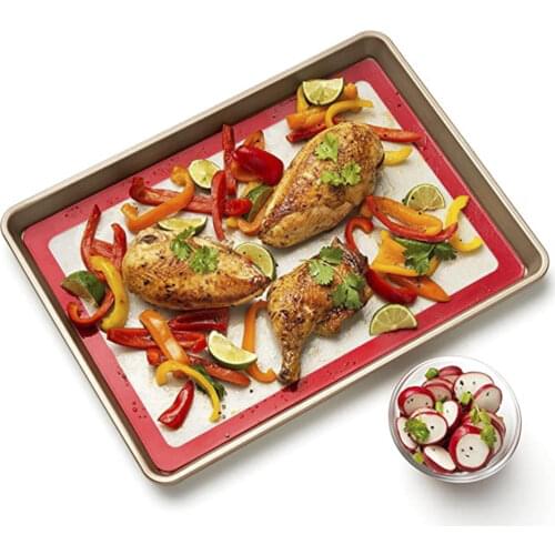 1Pc Non-Stick Silicone Baking Mat Cookie Pad Rolling Dough High Temperature Resistant Batters Flour Fondant Pastry Tool