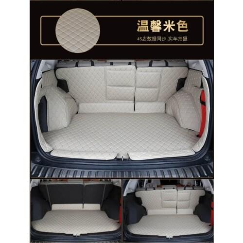 Car cargo liner trunk pad pu leather for AUDI A4L A6L Q3 Q5 Q7 A7 A3 BMW 320i 328li 316i Mini One benz GLK300 C200L GLK260 C180L