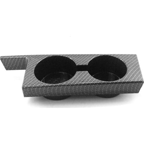 Black Front Car Cup Holder Car Drink Holder Car Accessories for BMW E39 5-Series 1997-2003 Plastic Black Portable Car Cup Holder