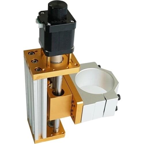 CNC 3018 Aluminum Z-Axis Worktable Spindle Working Stroke 85Mm + Hole 65Mm Spindle Clamp + Adapter Plate