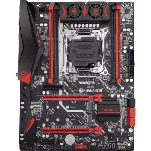 HUANANZHI X99 Motherboard with M.2 NVMe Slot LGA2011-3 DDR3*4 DR3 ECC REG Channel USB 3.0 SATA 3.0 Ports