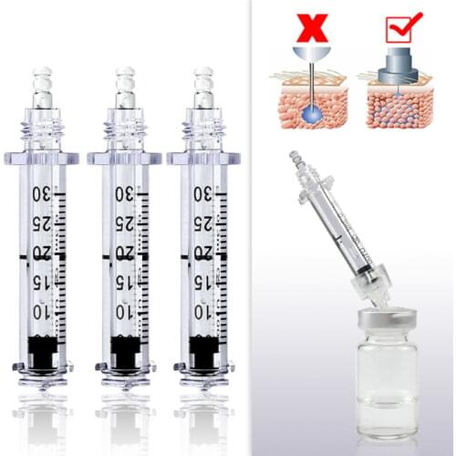 0.3ml Hyaluronic Acid Filler Injection Needle Ampoule Syringe Needle Adapter Hyaluron Pen Lip Filler Acid Accessories Sterile