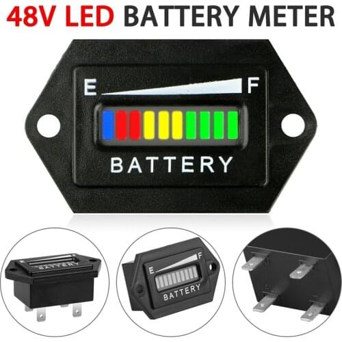 48V Volt BATTERY INDICATOR METER GAUGE for EZGO Club Car Yamaha Golf Cart