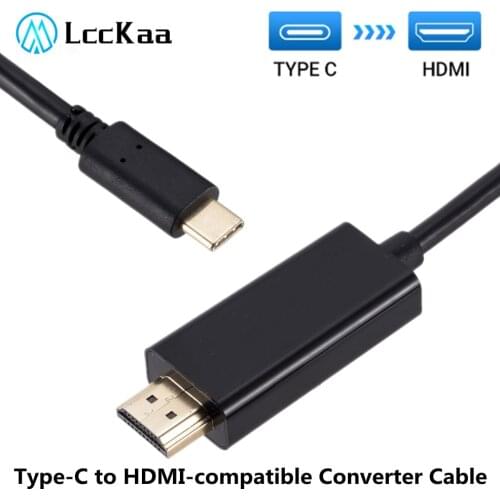 USB C to HDMI Cable 1080P Type C HDMI Thunderbolt3 Converter for MacBook Huawei Mate 30 USB-C HDMI Adapter USB Type C to HDMI