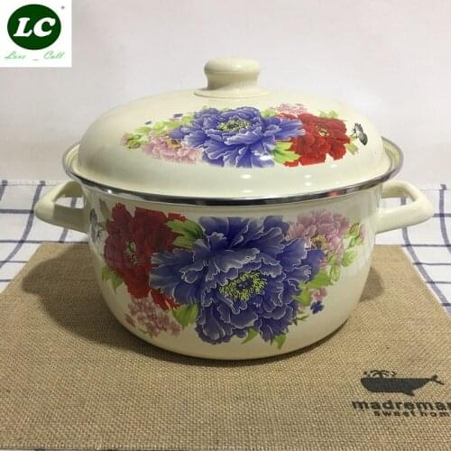 Casserole cooking pot enamel soup stew pot soup pot milk pot kitchen utensil 1-6litre capacity selection