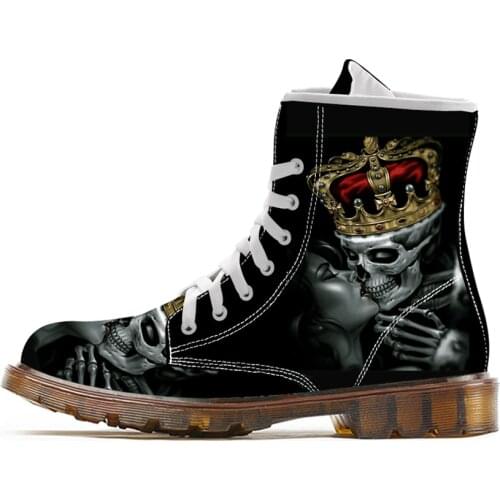 Custom Shoes Spring 3D Printing Oxford High Top Rubber Boots Lace Up Lightweight Canvas Unisex Sneaker Casual Footwear For Men