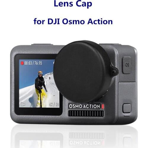 Round Silicone Durable Anti Scratch Protective Case Guard Practical Portable Lens Cap Cover Sports Camera For DJI Osmo Action