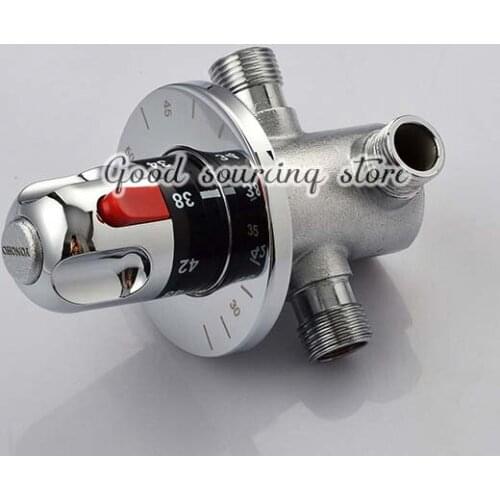Brass thermostatic valve