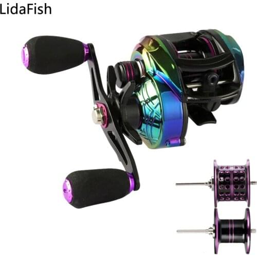 Lidafish 8KG Drag Power Baitcasting Reel Aluminum CNC Spool 11+1 Ball Bearings Anti-corrosion Saltwater Fishing Reel