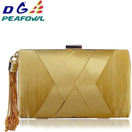 Fashion Women Bag Tassel Metal Small Day Clutch Purse Handbags Chain Shoulder Lady Evening Bags Phone Key Pocket Bags