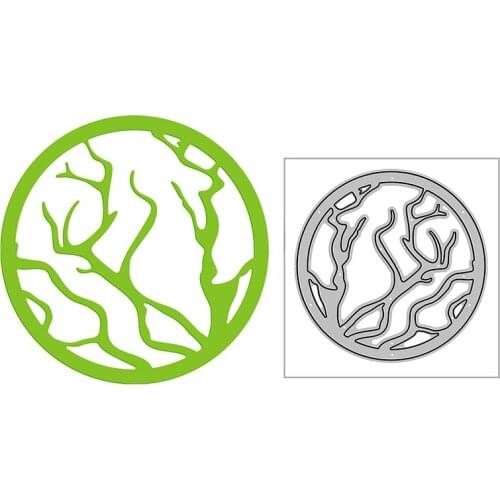 New Branches Circle Window Fan 2020 Metal Cutting Dies for DIY Scrapbooking and Card Making Decorative Embossing Craft No Stamps