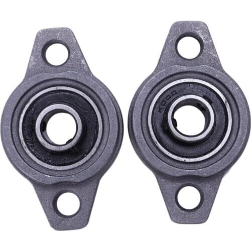 LBER 2PCS KFL000 Zinc Alloy Pillow Block Bearing 10mm