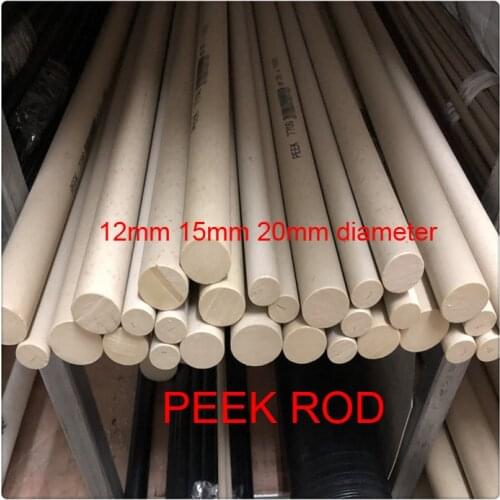 12mm 15mm 20mm diameter Victrex PEEK rod peek bar Polyetheretherketone stick