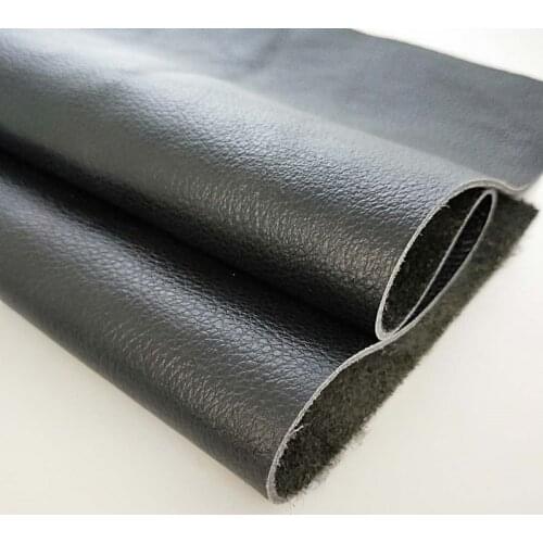 First Layer Genuine Leather Cow Leather For Seat Cushion Bag DIY Handmade Leather Material for DIY Leathercraft Sewing Black
