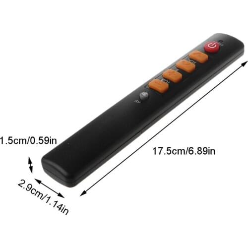 6 Key Learning Remote Control for TV STB DVD DVB HIFI Copy Code Infrared IR