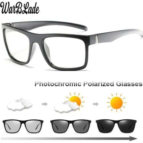 WBL Intelligent Photochromic Sunglasses Men Polarized Sun Glasses Men Fishing Driving Goggles Chameleon Discoloration Sunglasses