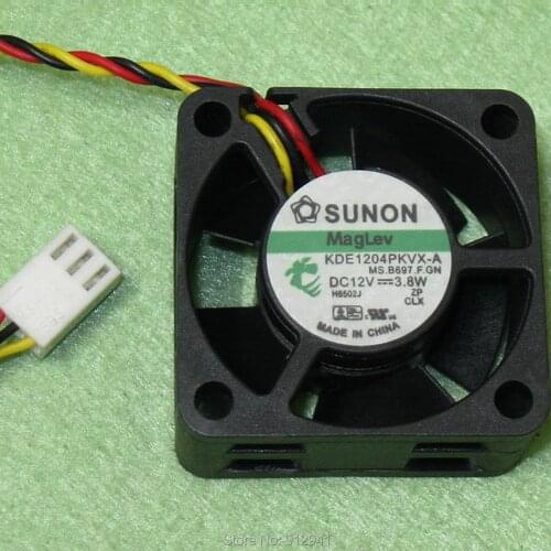 B54 SUNON Maglev KDE1204PKVX-A 4020 40mm x 40mm x 20mm Maglev Cooler Cooling Fan 12V 3.8W 3Wire 3Pin Connector for CISCO Router
