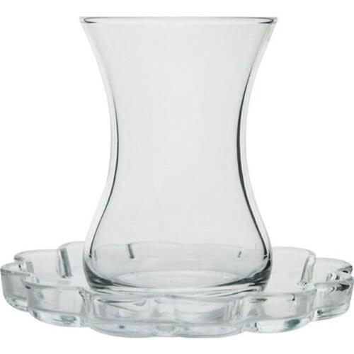 Turkish Tea Cup Pasabahce Tea Cup Set 12 trotting Turkish Russian Arabic Tea and Coffee Cups Suits Slim Bellli Tea cup